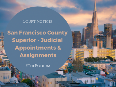 san francisco superior judicial assignments